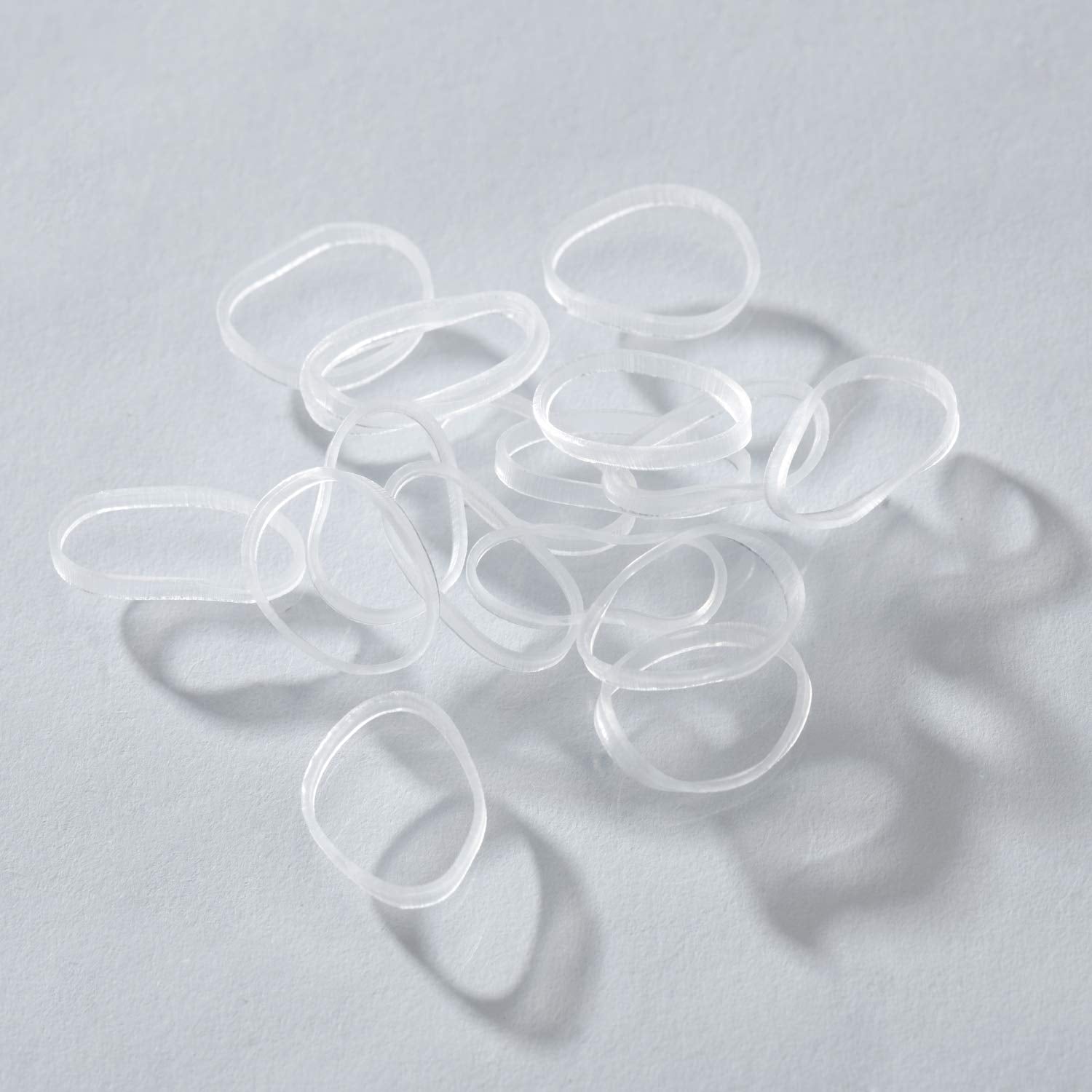 YOUXUAN clear elastic bands resist snagging on delicate strands