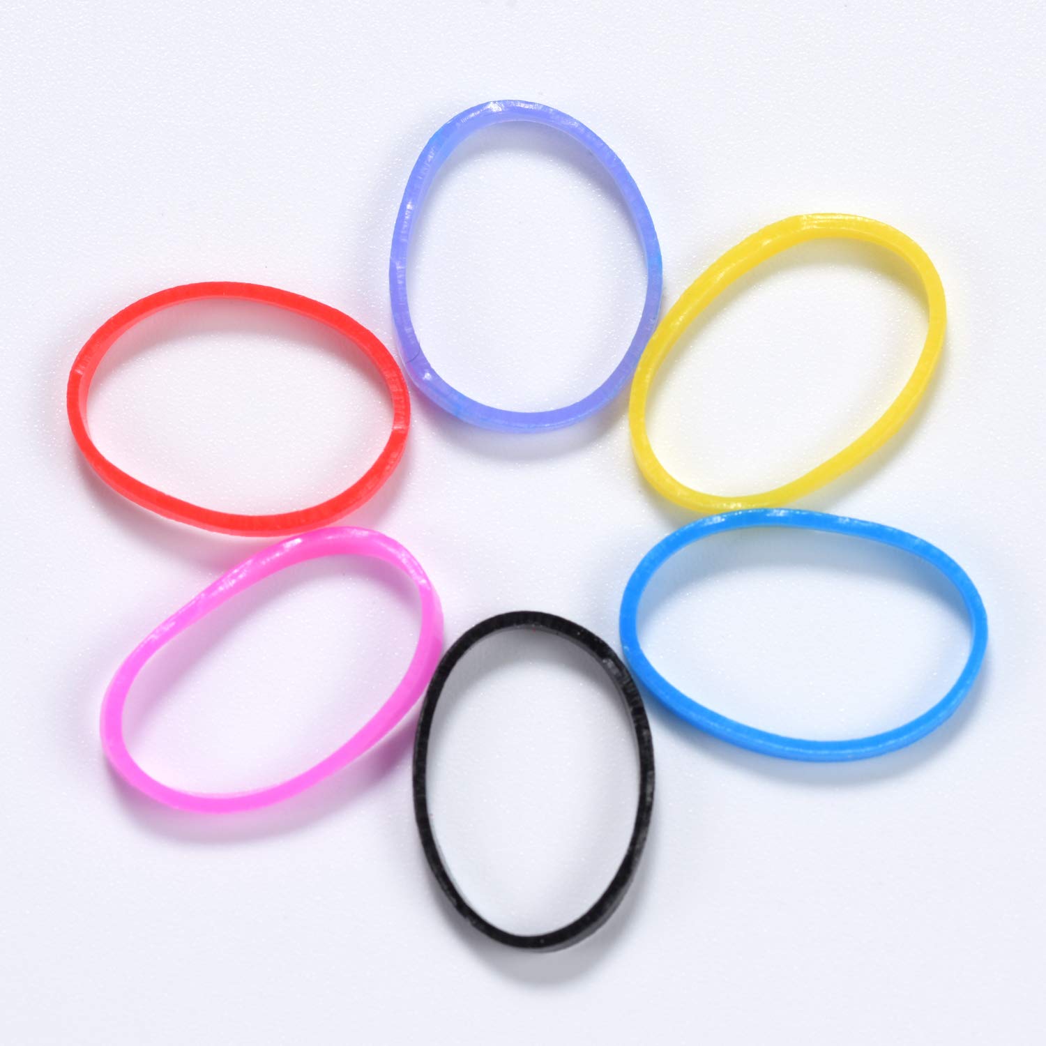 Youxuan Kids elastics closeup shows color variety and compact design.