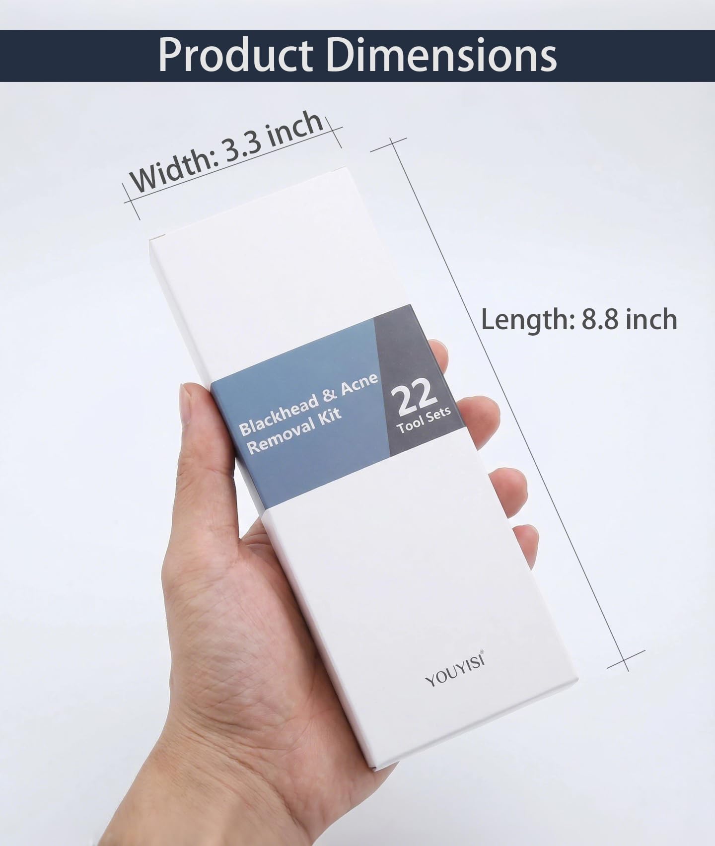 YOUYISI blackhead tweezers offer reliable grip and accuracy.