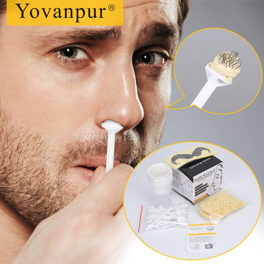 Yovanpur Nose Wax Kit guide included for safer, easier use.