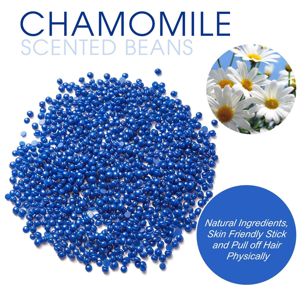 Yovanpur wax beads face brow application demonstrates precise facial waxing.