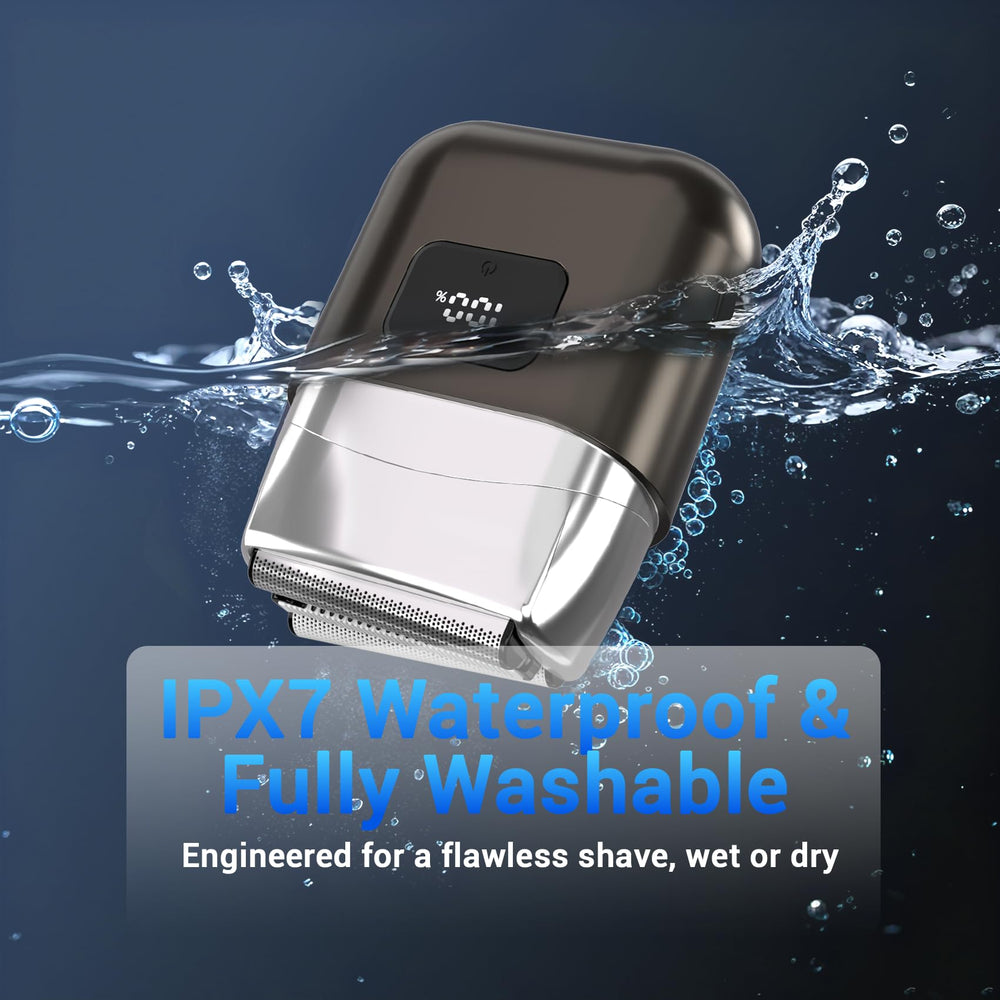YOXSPD IPX7 waterproof wet/dry design suitable for shower use