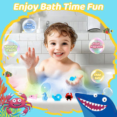 YoYokay bombas de baño con sorpresa cielo: juego de burbujas y regalos ocultos
