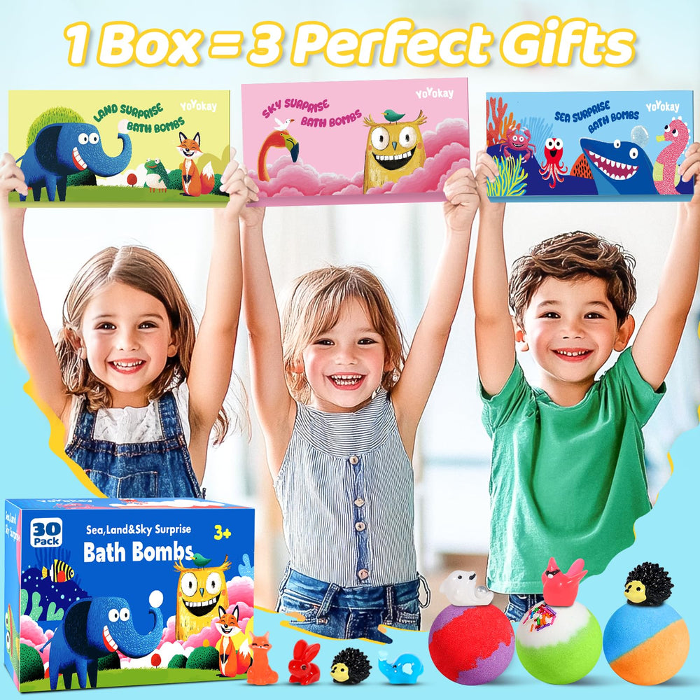 YoYokay empaque triple temático para regalos multiespeciales