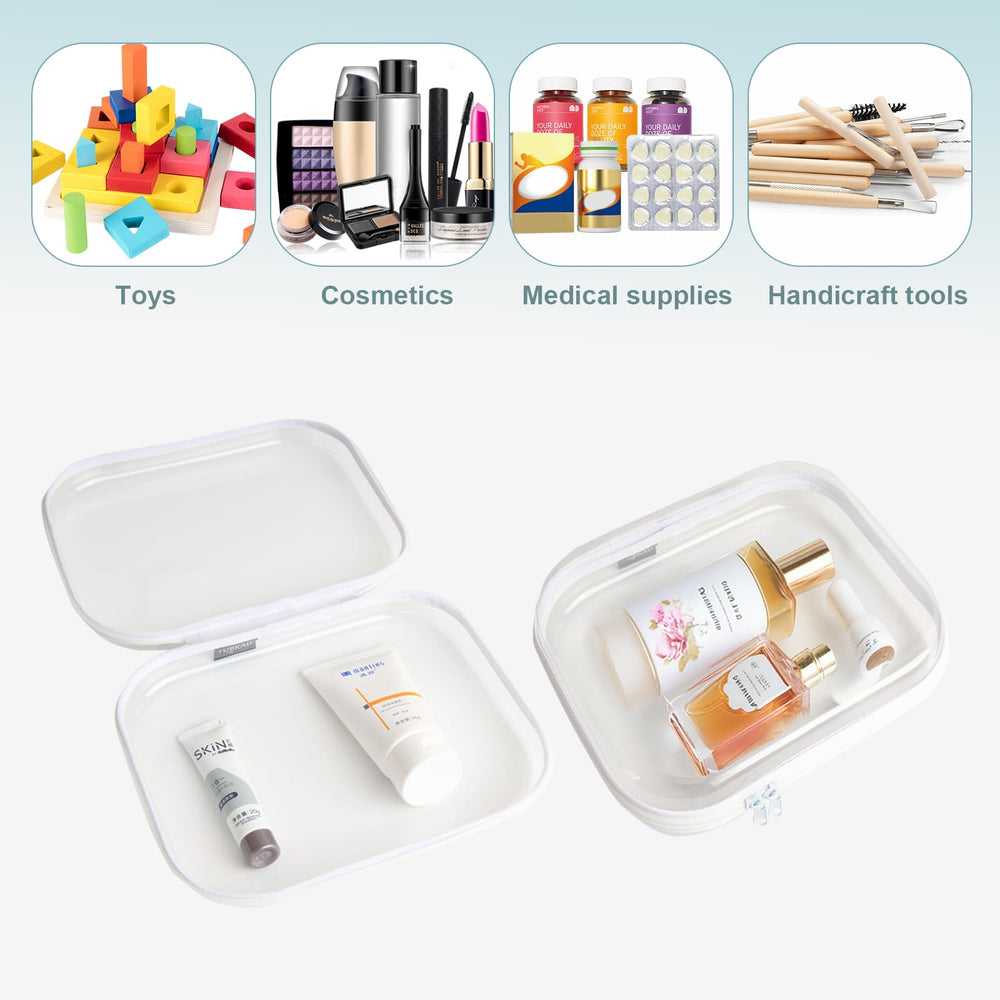 YQBRAO clear hard-shell case large size suitable for travel gear.