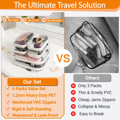 YQBRAO see-through design helps locate items instantly in the case