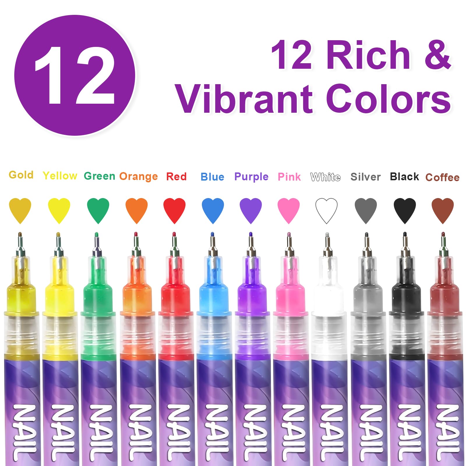 YQQKRCB acrylic ink is waterproof for durable nail designs.