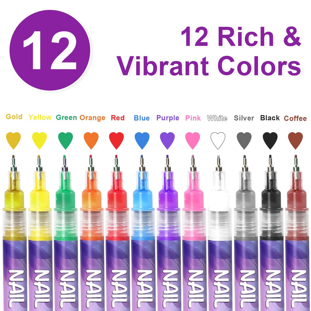 YQQKRCB acrylic ink is waterproof for durable nail designs.