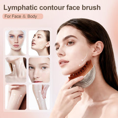 Close-up of contour-design bristles gripping the skin for precise drainage