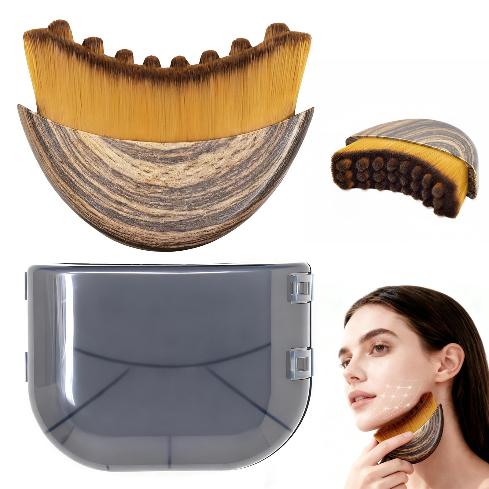 Yqzjjjust lymphatic brush with ergonomic handle for easy home use