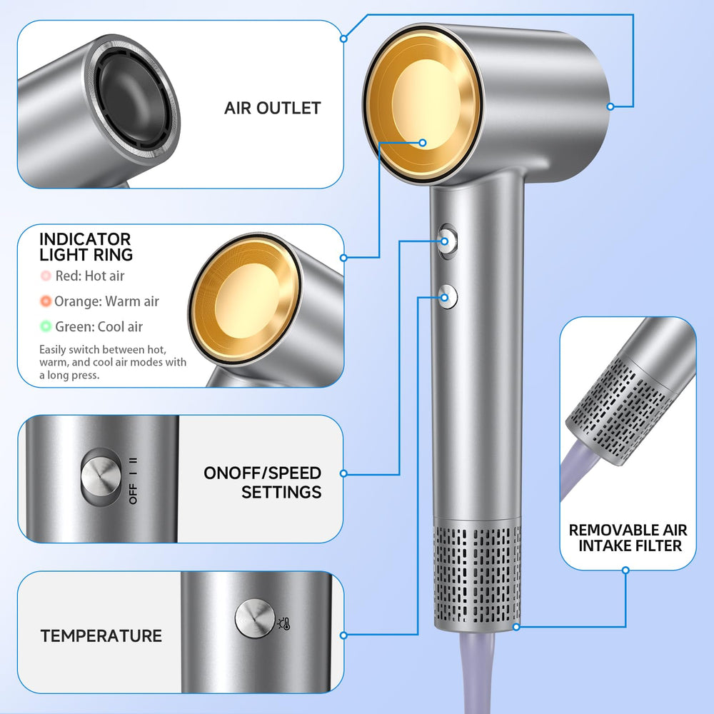 YSATERY diffuser attachment for volume and defined curls