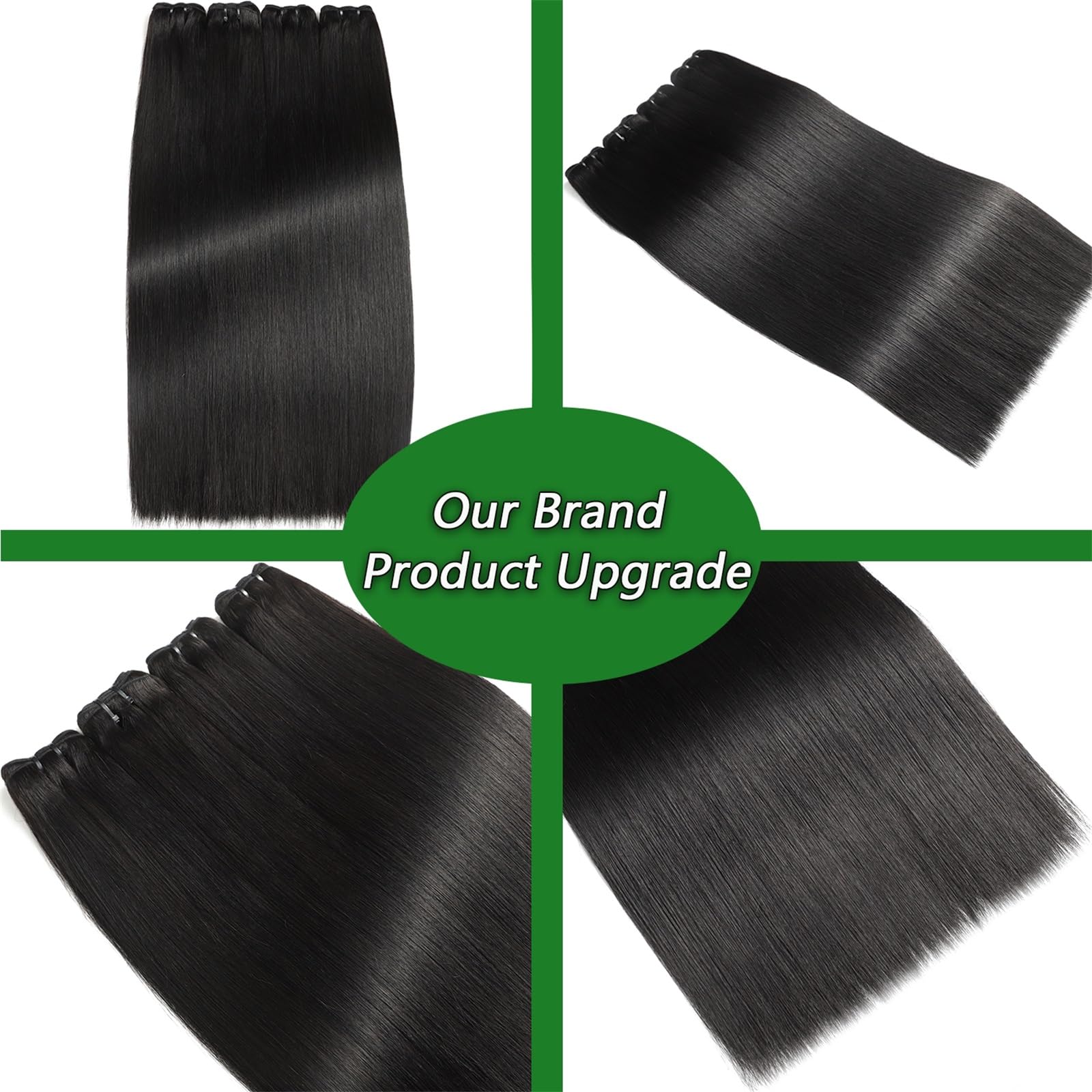 Ysivonu 12A straight 24-inch bundle for long, sleek results.