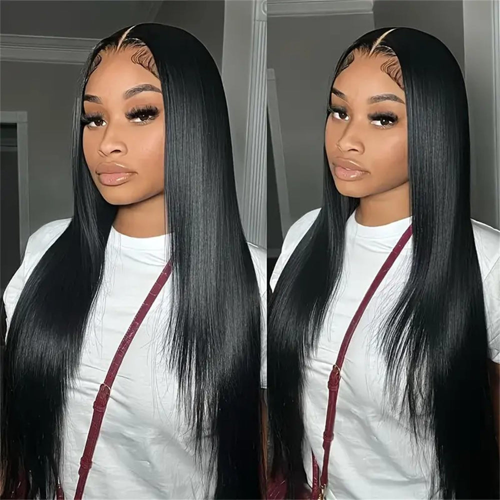 Ysivonu virgin Remy packaging highlights premium hair quality.