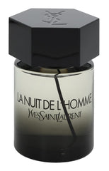 YSL La Nuit De L'Homme bottle side angle showing masculine silhouette