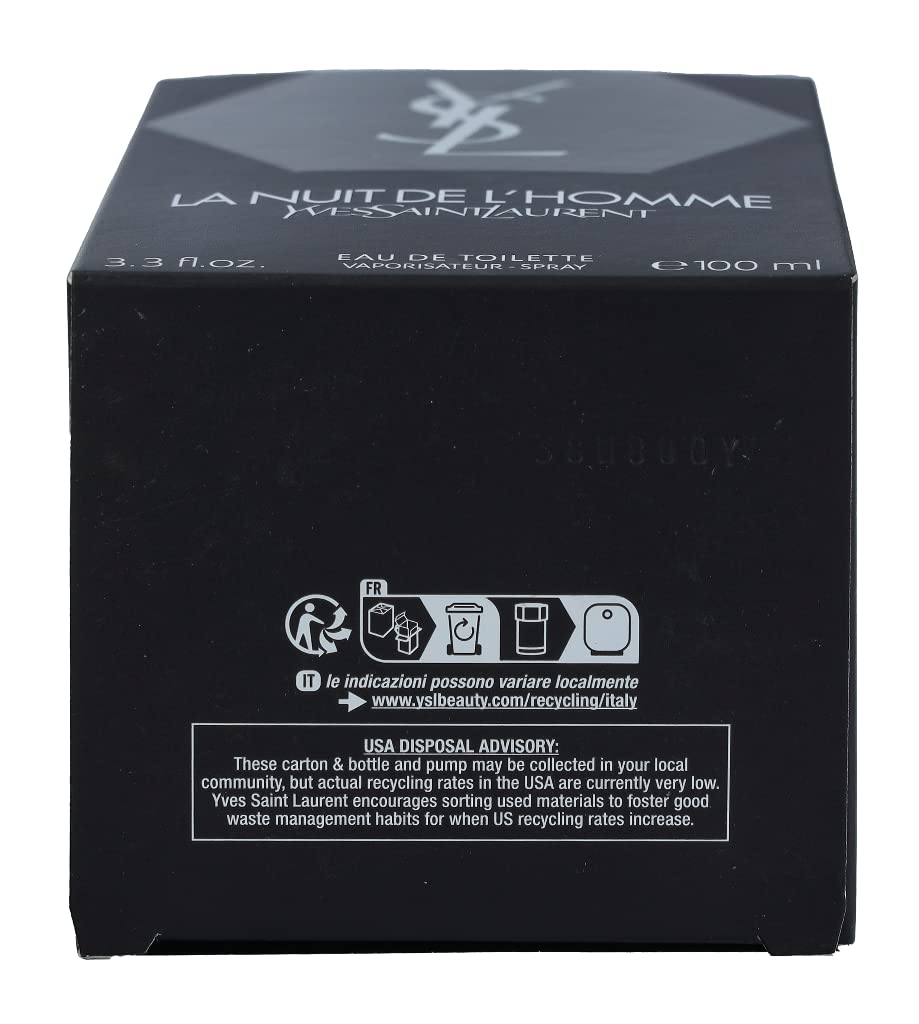 YSL La Nuit De L'Homme spray nozzle and bottle top