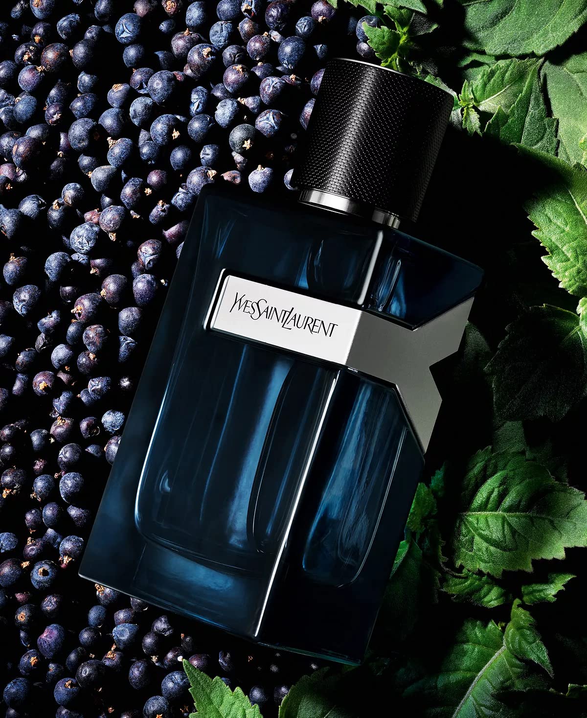 YSL Y Intense wood note closeup, warmth of patchouli and refined depth.