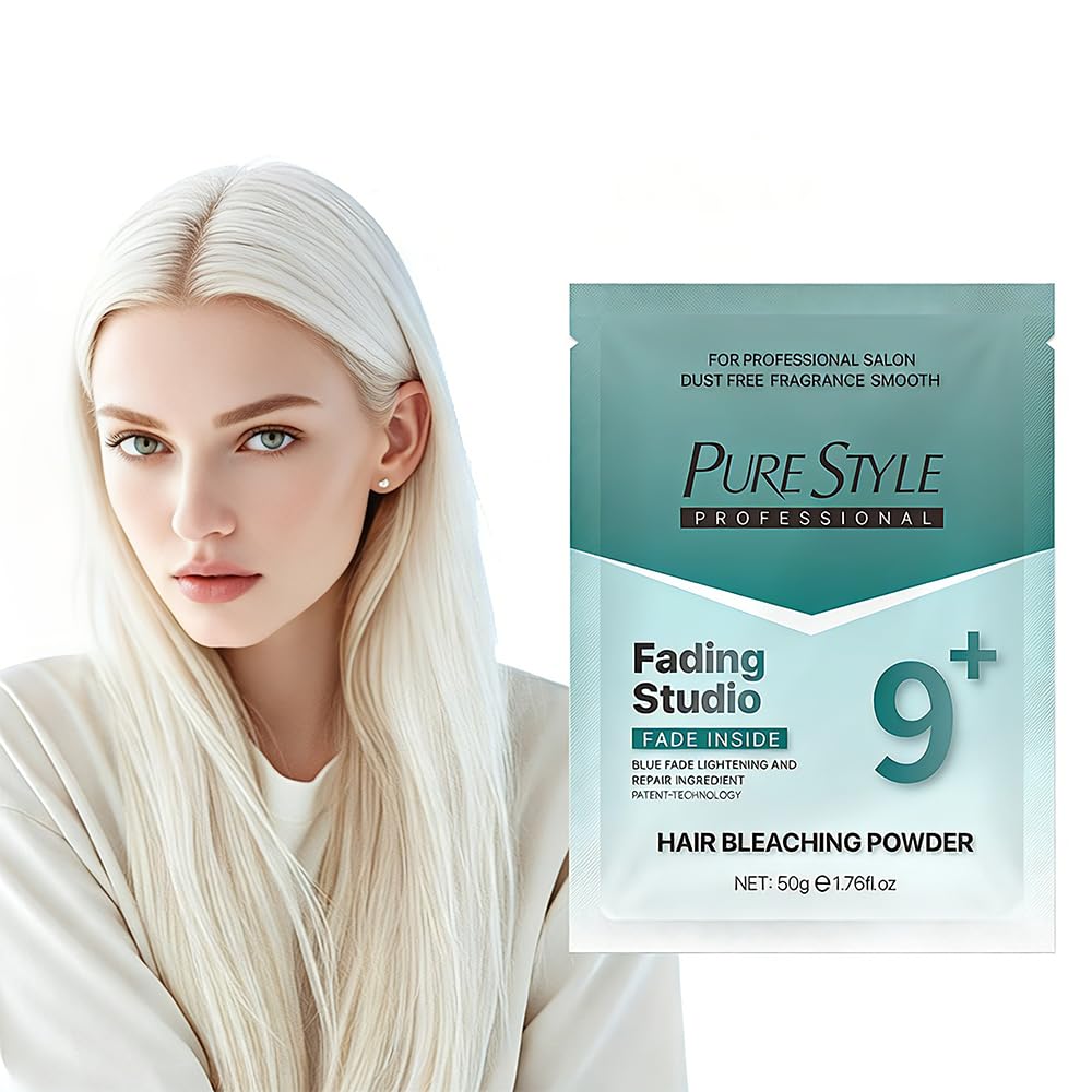 YSNStyle PURESTYLE ammonia-free bleach packets 50g for smooth lift.