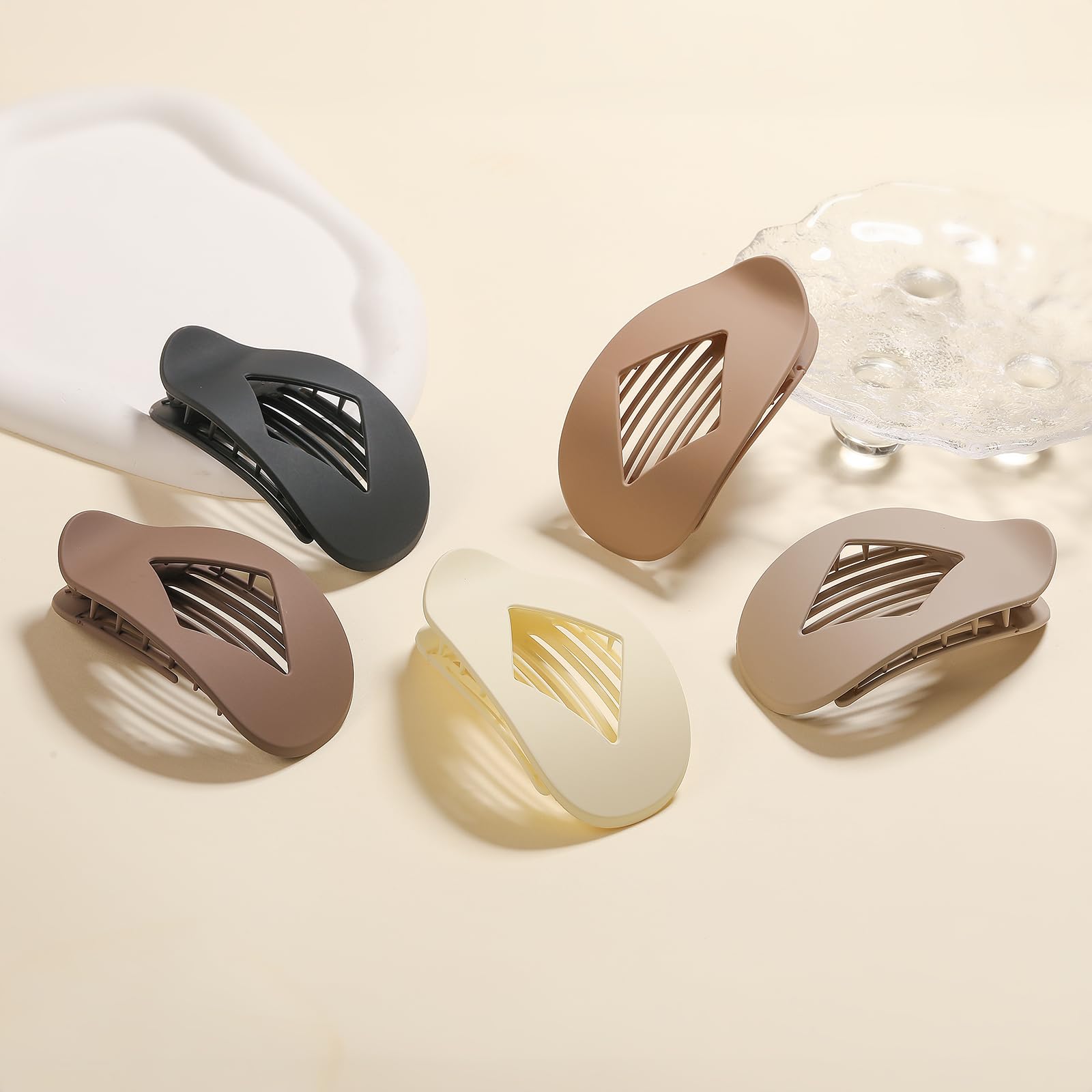 Regalo práctico: clips planos Yswulj para mujer.