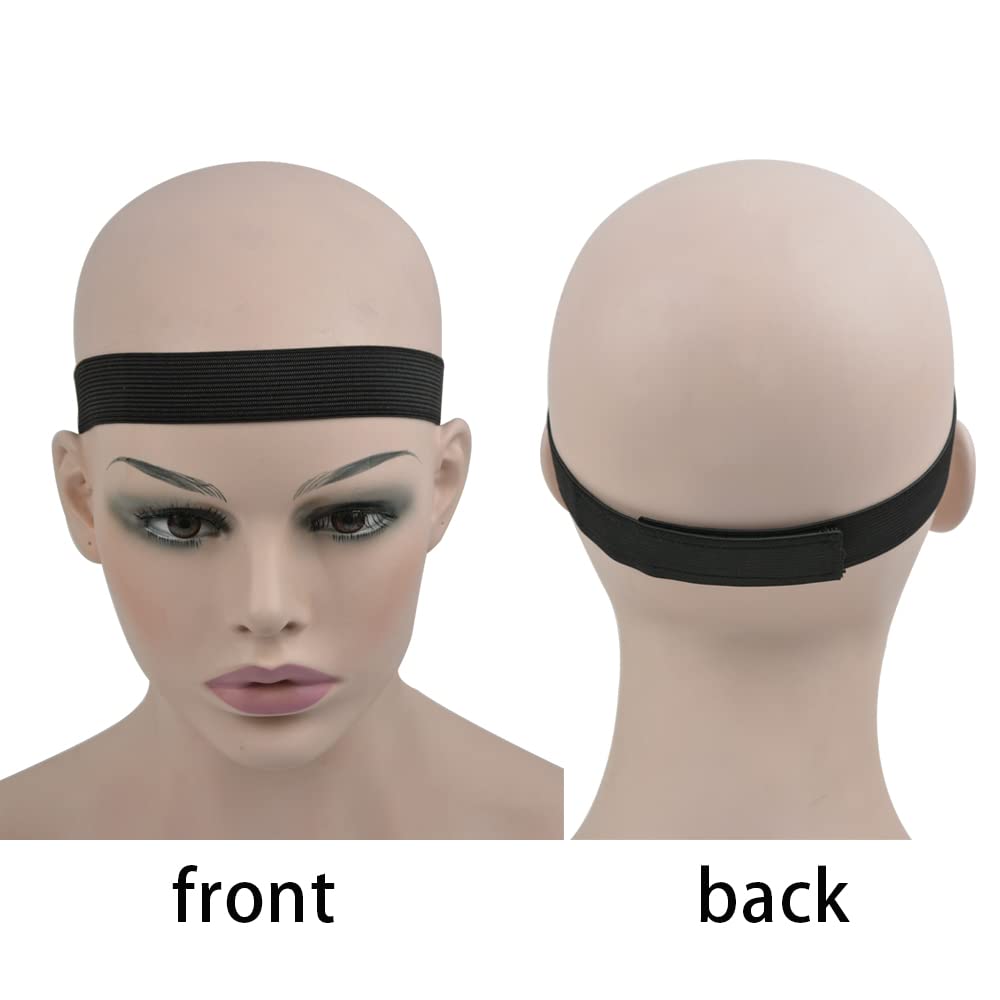 YTBYT banda elástica para elaboración de pelucas, compatible con frontal y encaje.