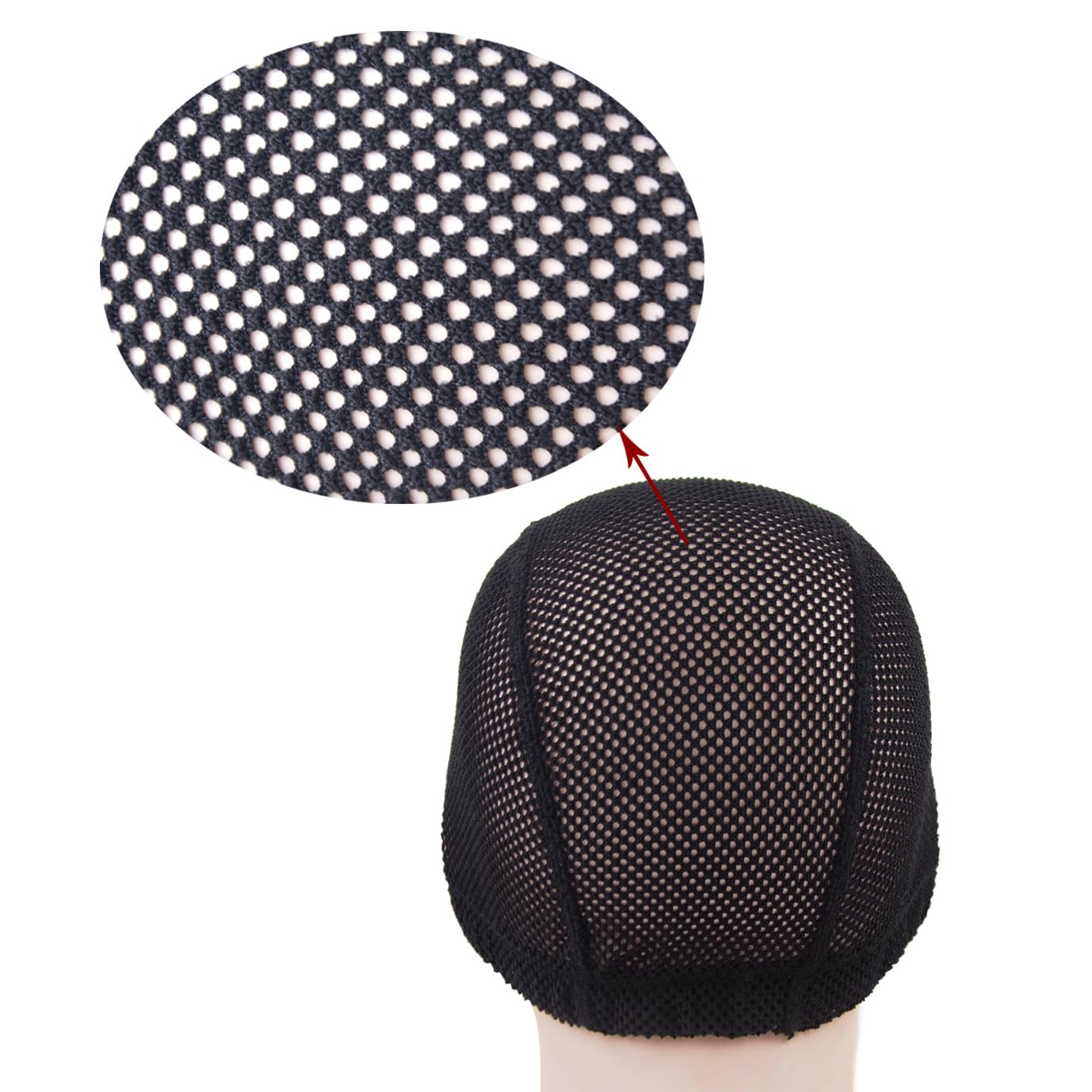 YTBYT U-Part wig cap packaging shows two pieces in black.