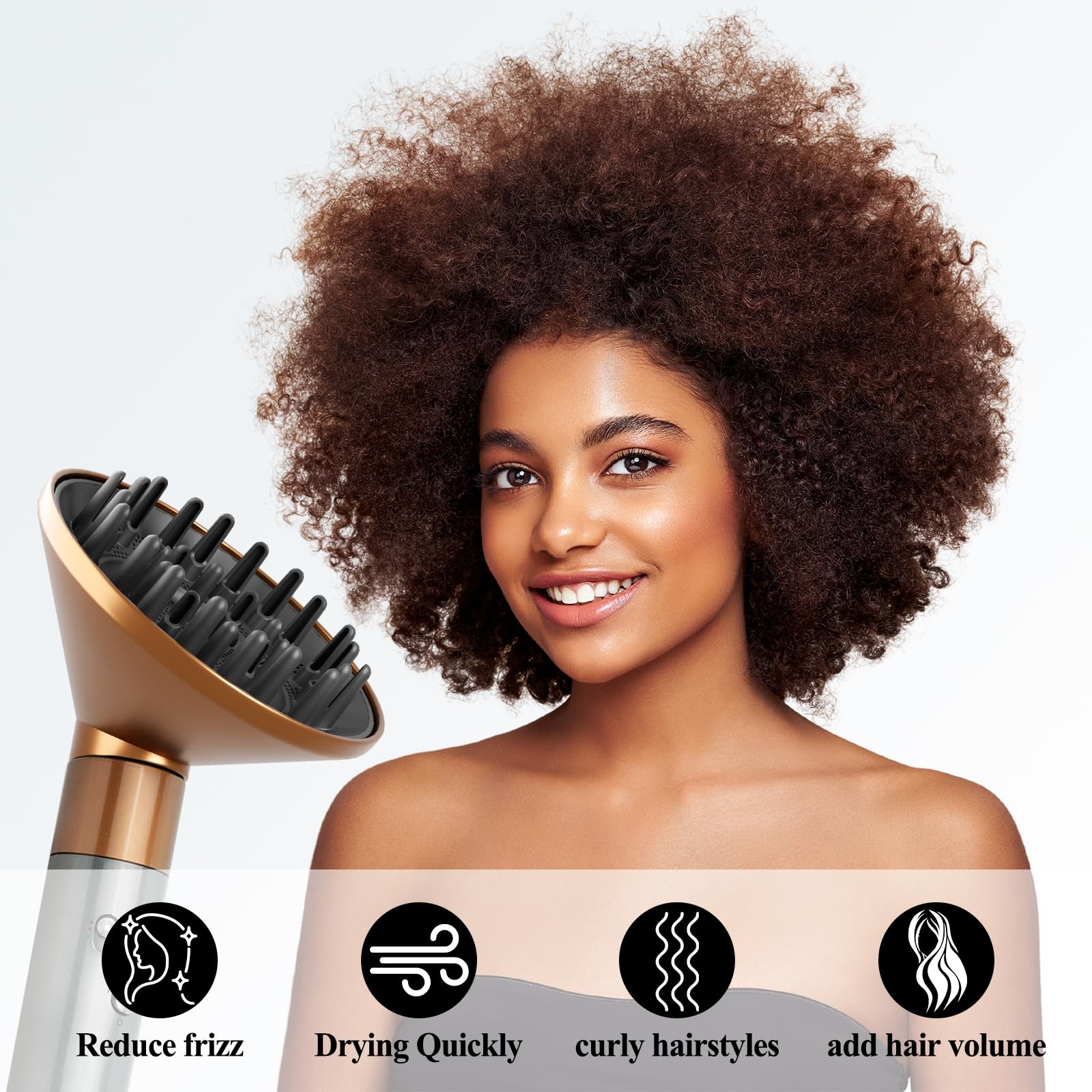 YTCHYYSK compact diffuser is portable, easy to carry for on-the-go styling.