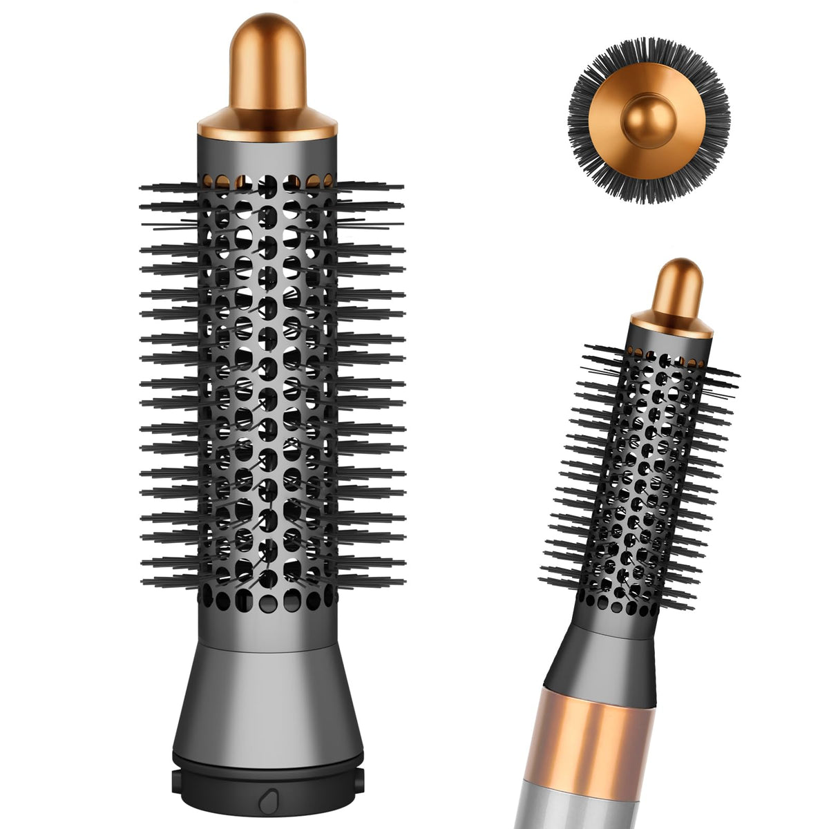 YTCHYYSK small round brush attachment for Dyson Airwrap adds lift to short hair.
