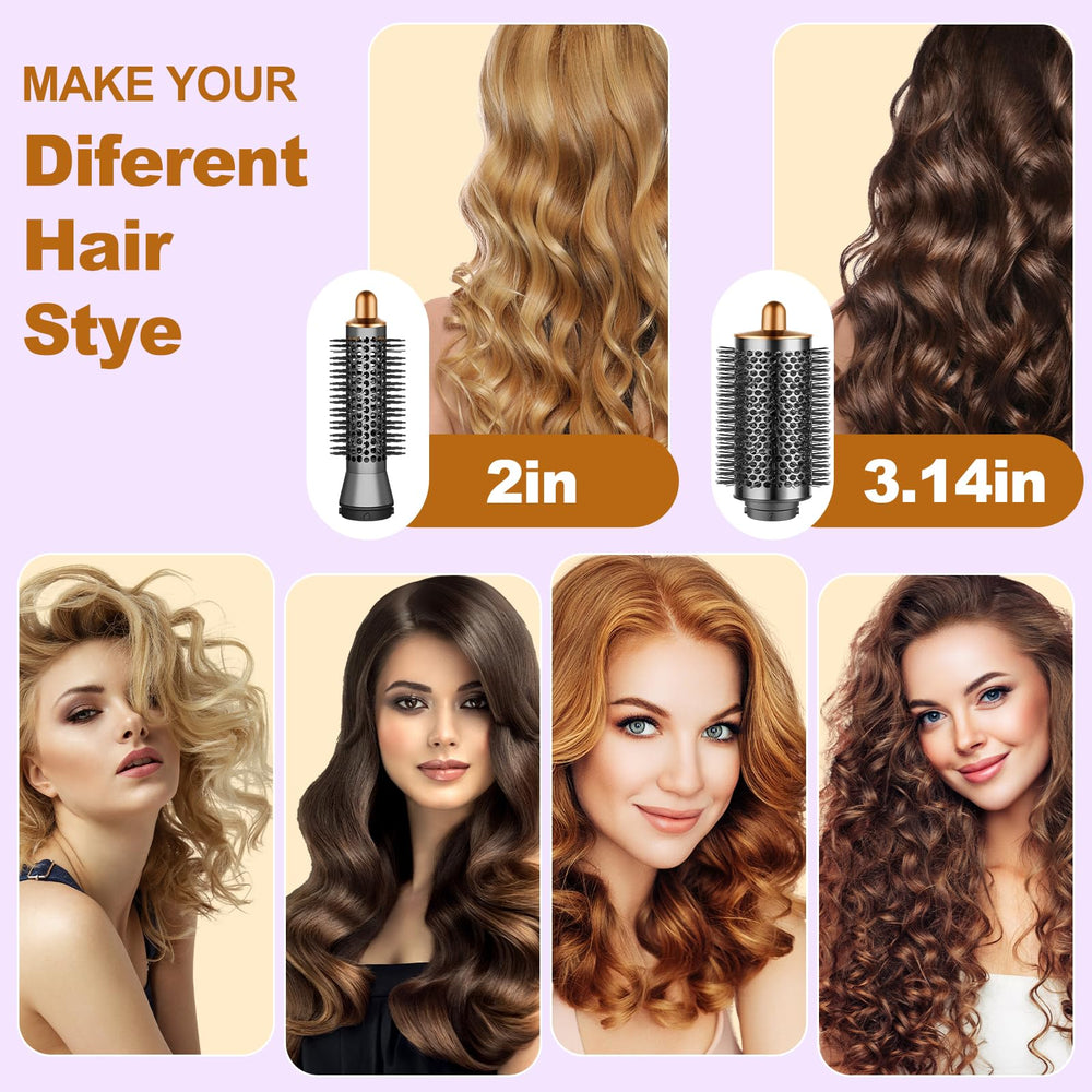YTCHYYSK round brush creates defined, frizz-minimized curls.