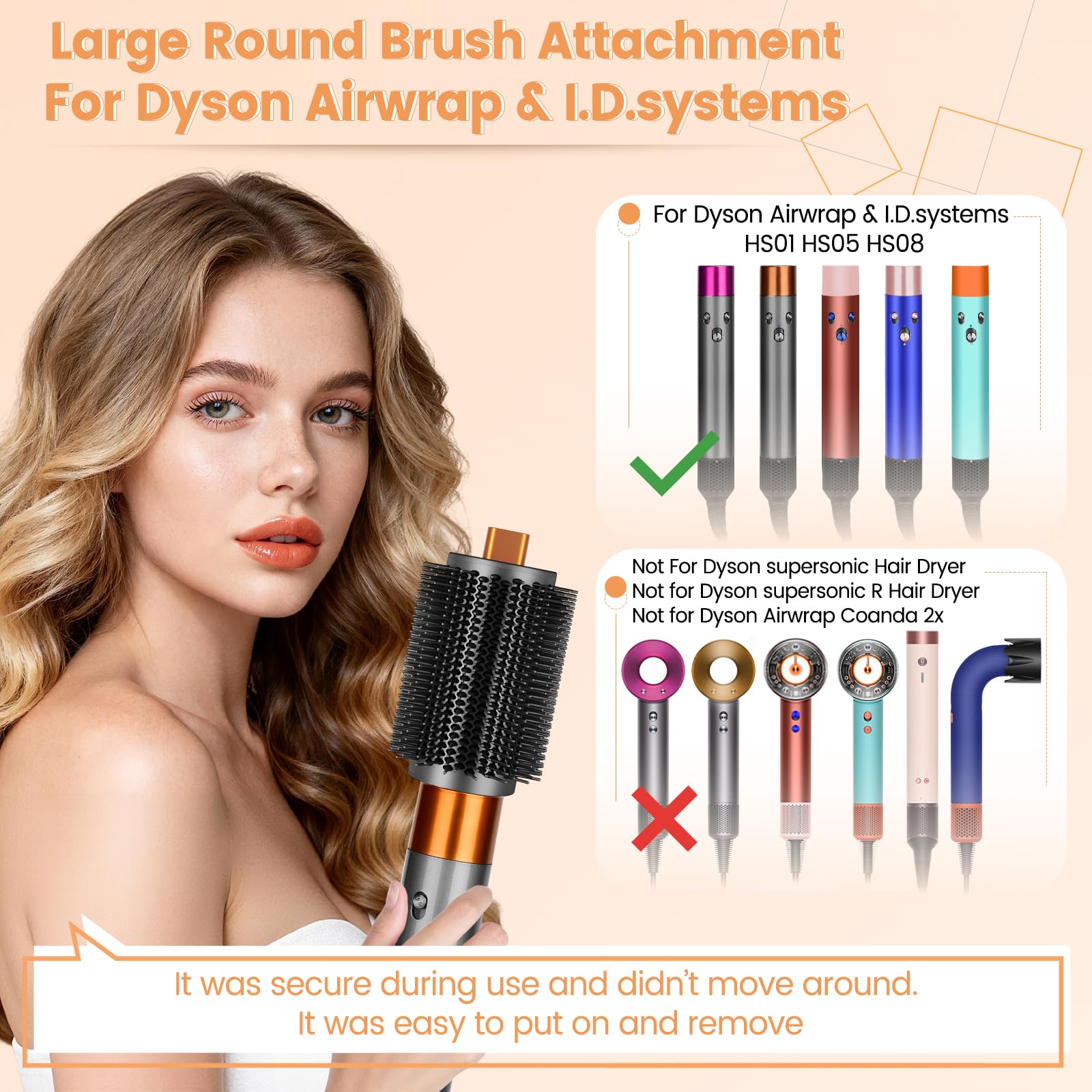 YTCHYYSK brush in morning routine showing quick drying and volume.
