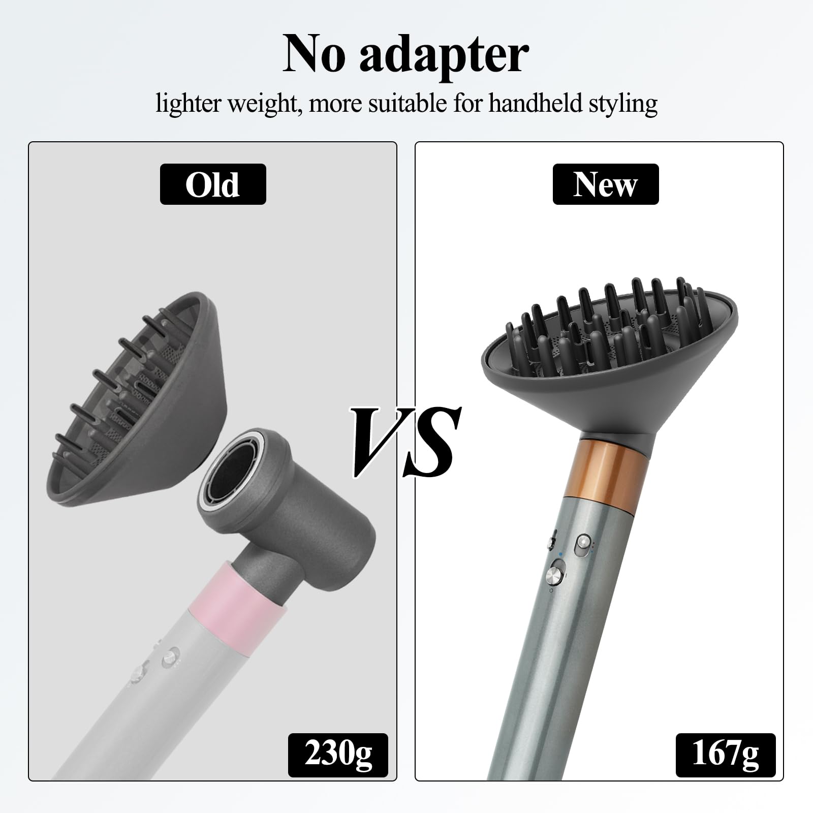 YTCHYYSK diffuser's spacious prongs promote frizz-minimizing air distribution.