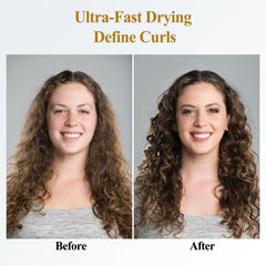 YTCHYYSK frizz-reducing diffuser with even airflow for smoother curl results.