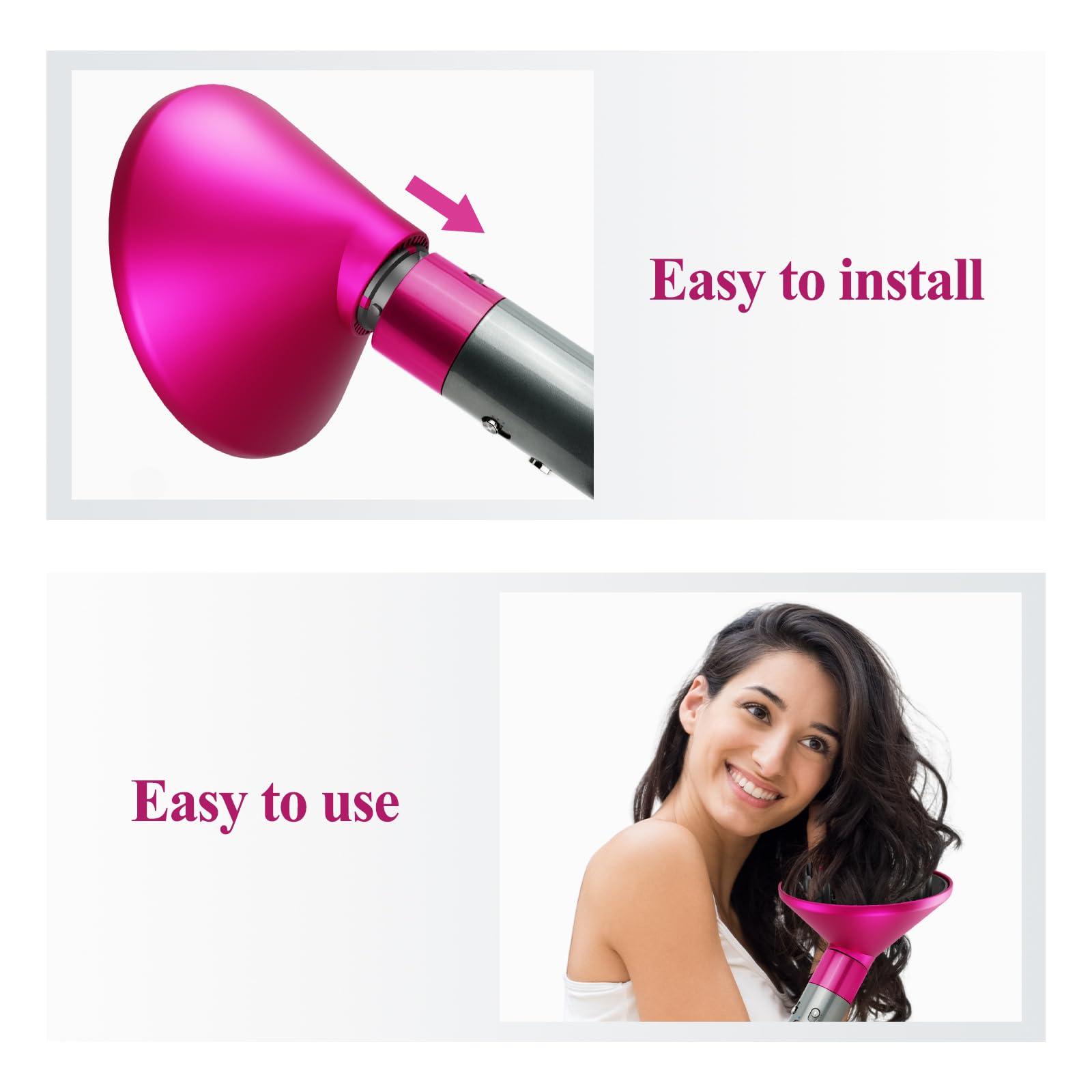 YTCHYYSK rose diffuser eliminates heavy drying sessions on coarse hair