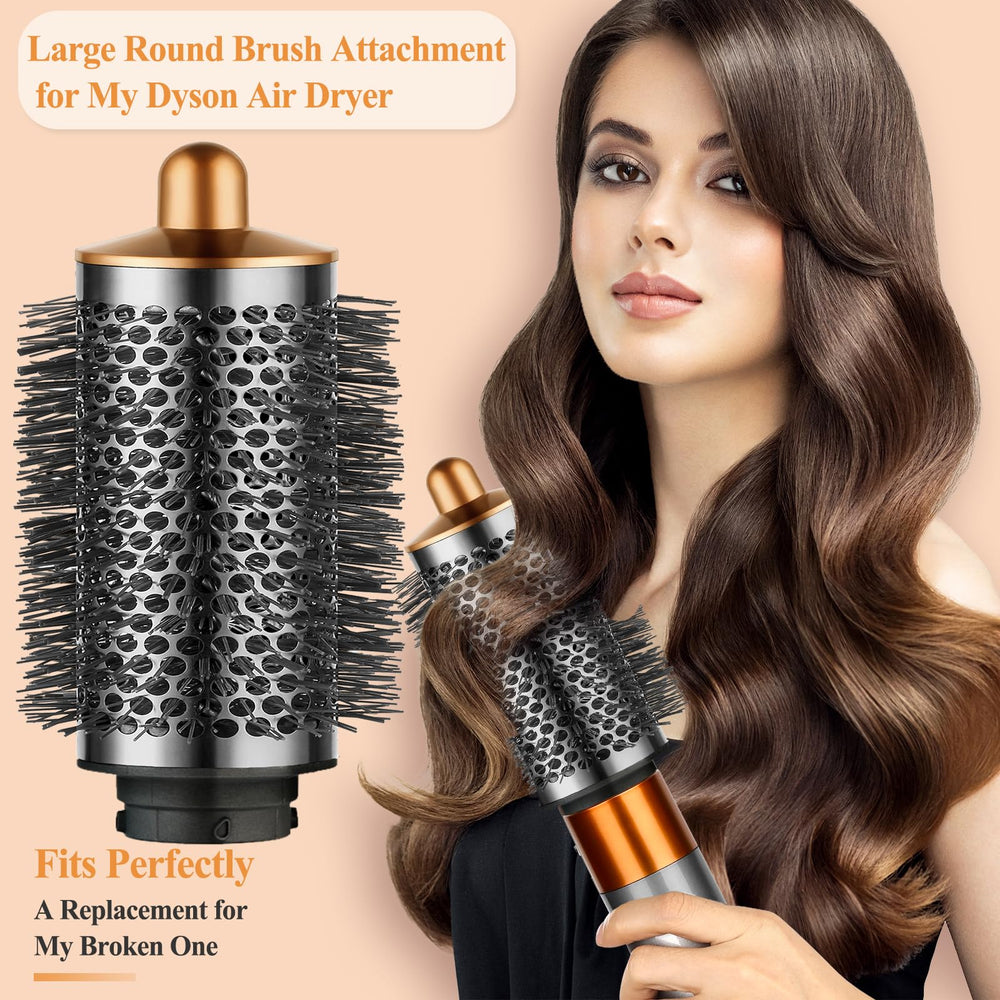 YTCHYYSK volumizing brush provides faster styling with added fullness.