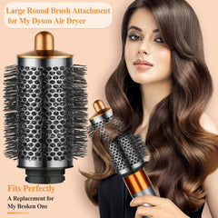 YTCHYYSK volumizing brush provides faster styling with added fullness.