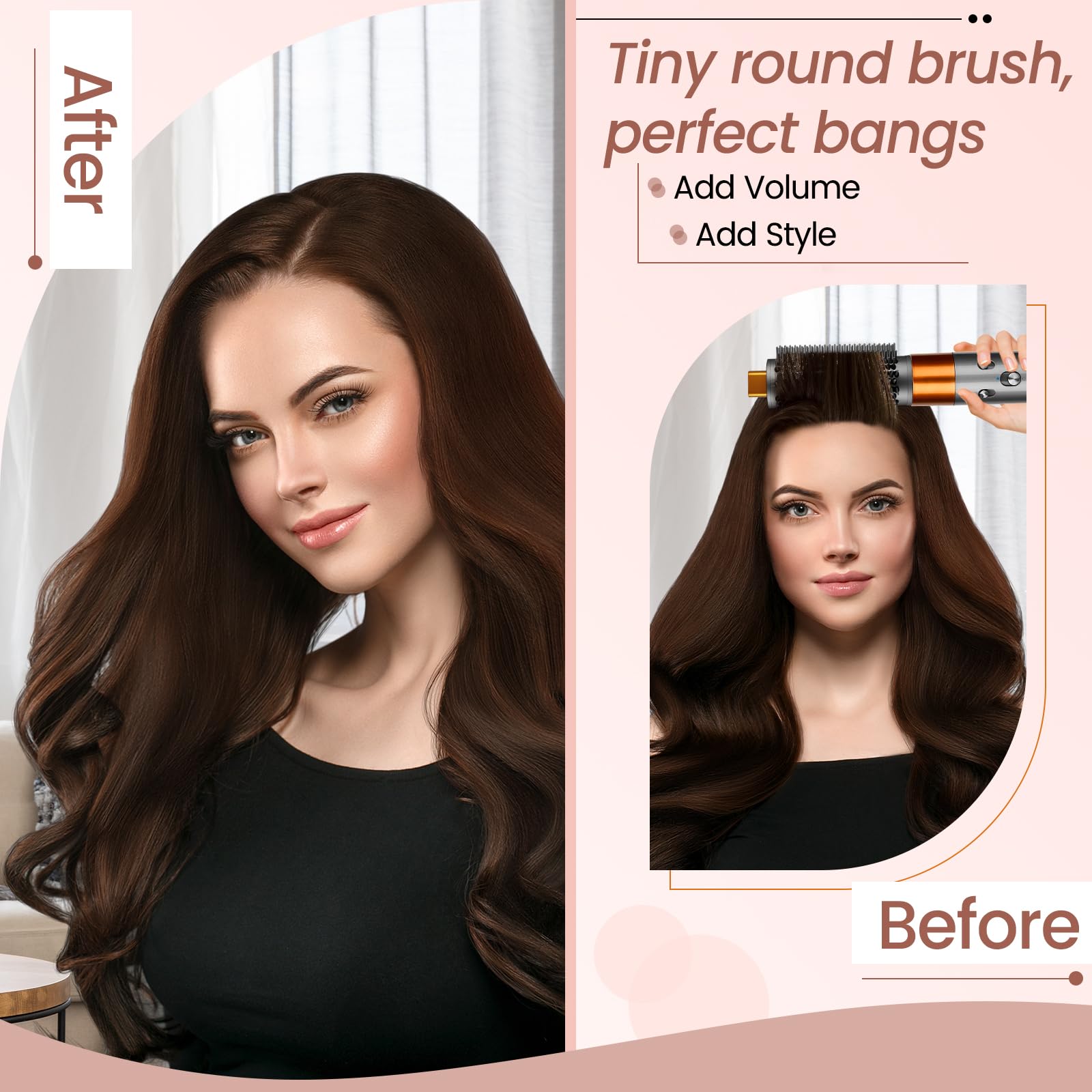 YTCHYYSK multi-functional styling tool streamlines straightening, curling, and drying with Dyson Airwrap.