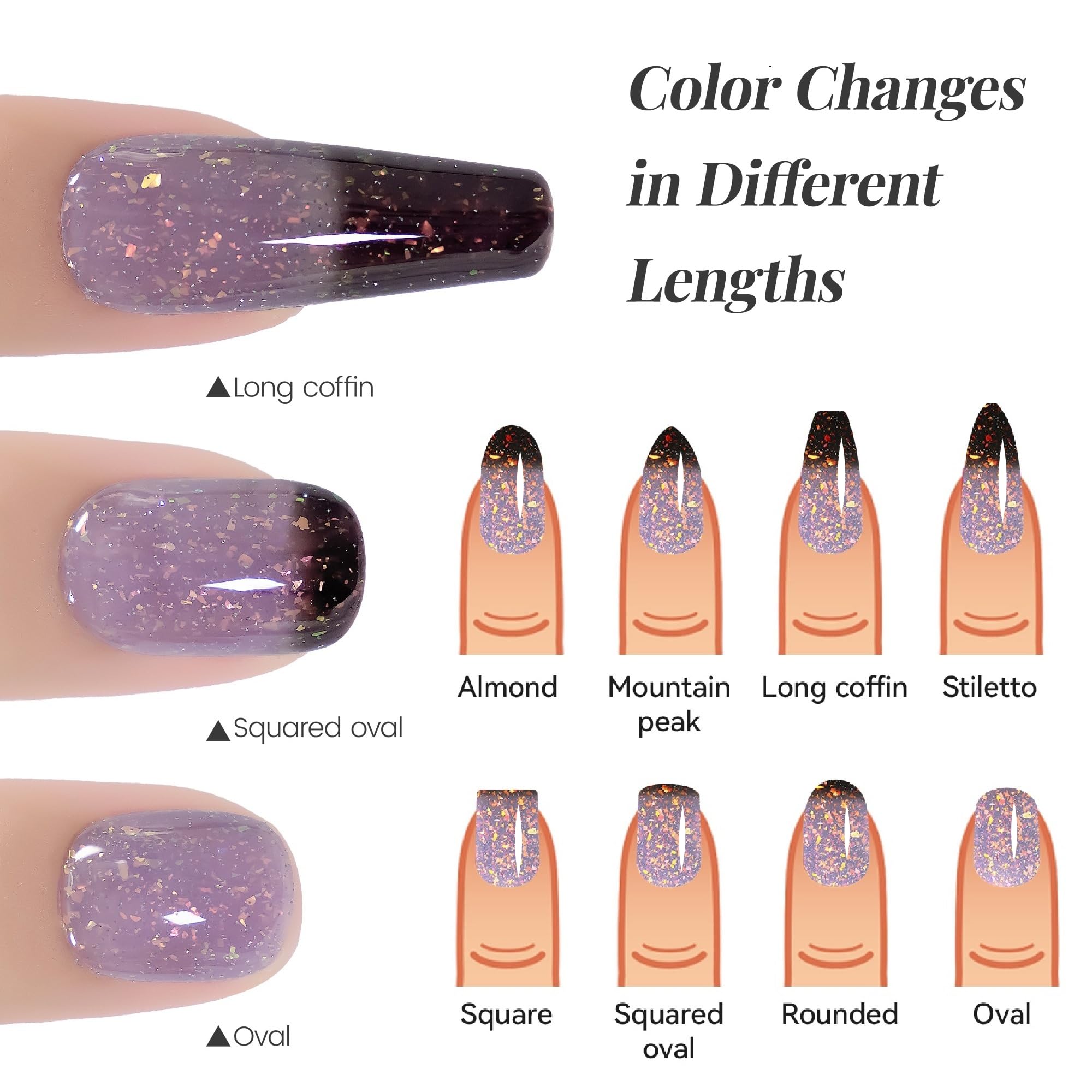 YTD Likomey curved brush enables smooth edge-to-edge nail application.