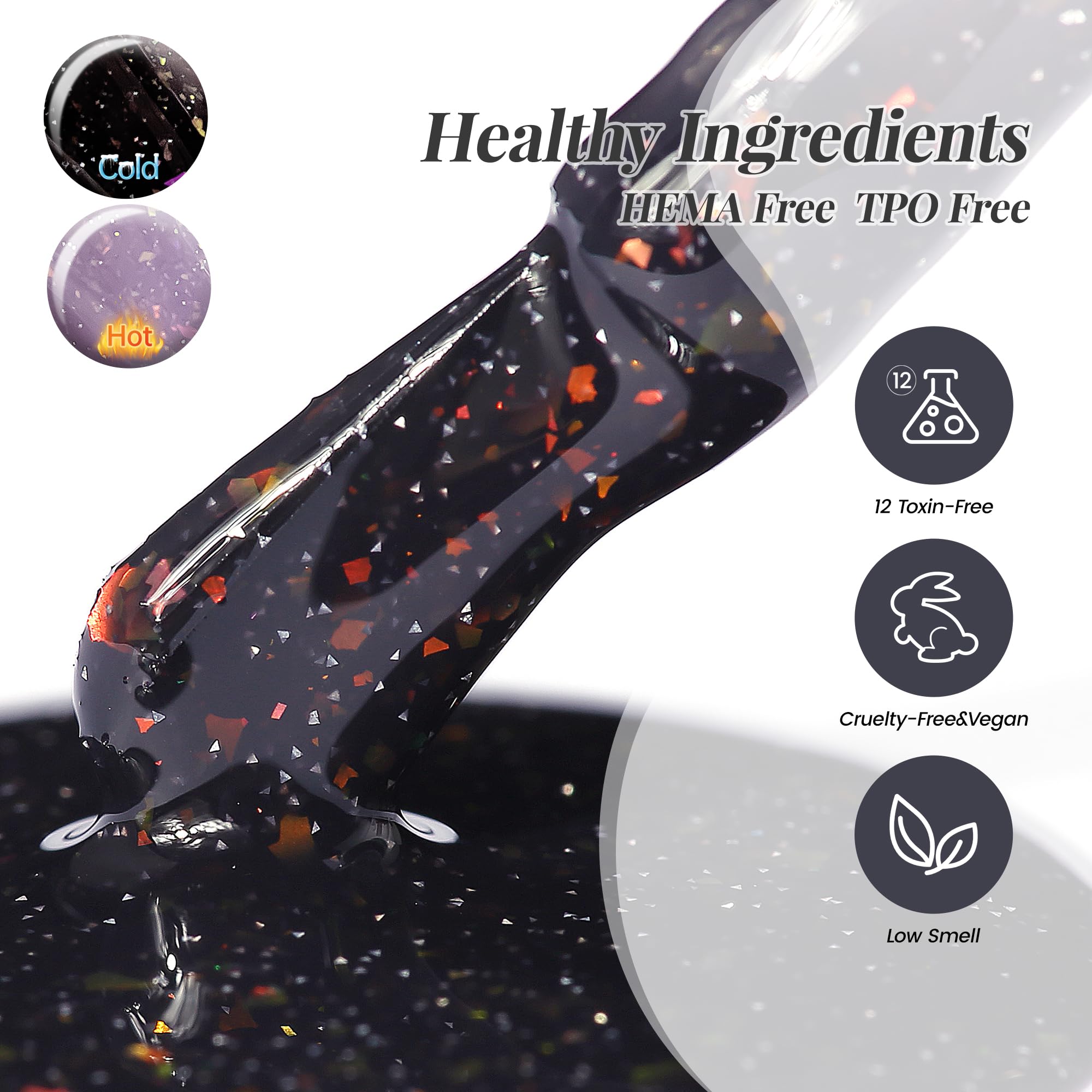 YTD Likomey shimmering polish delivers eye-catching effects at events.