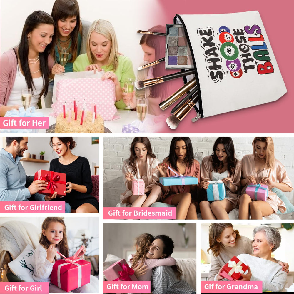 YTDYQFLZH bingo gifts tote makes a thoughtful portable storage option.