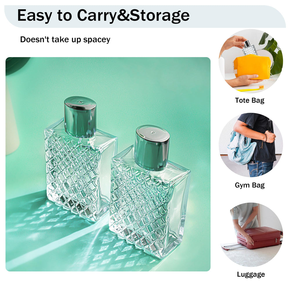 YU FENG transparent glass bottle ideal for monitoring remaining contents