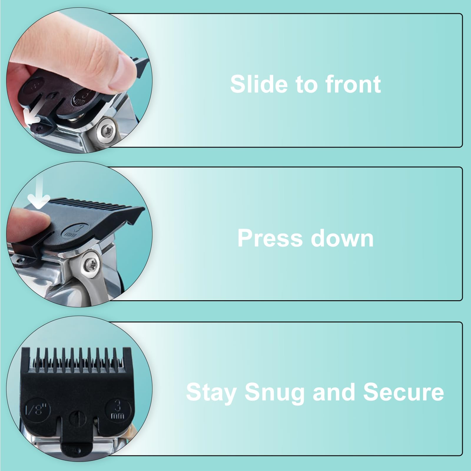 YUEARN clipper guard durability with strong teeth