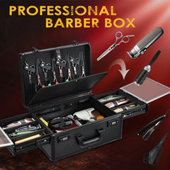 Durable aluminum Yueieoun barber case protects gear during travel