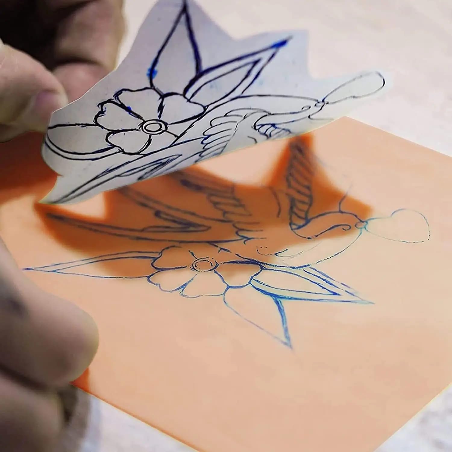 Yuelong ink flow test skin for safer ink trials