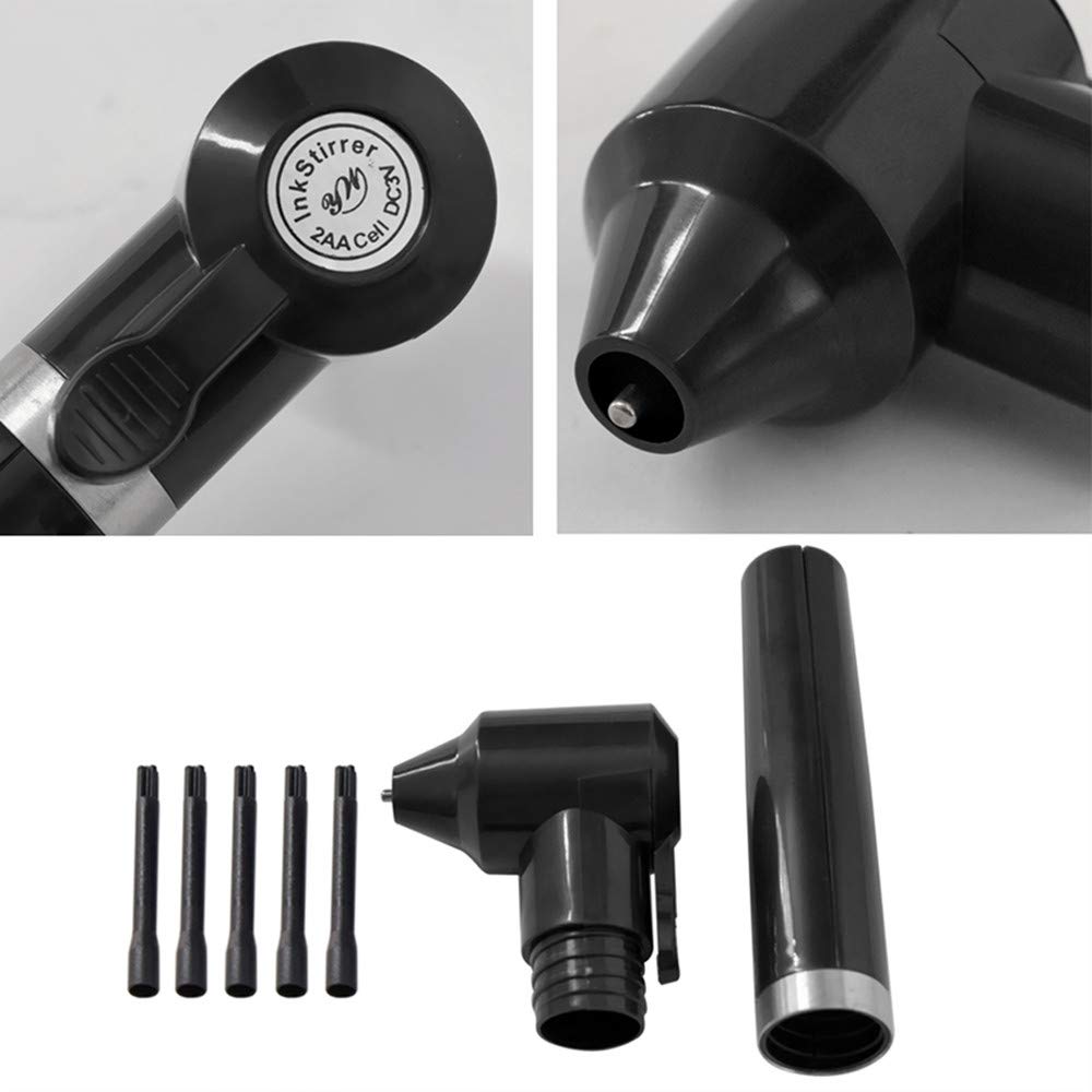 Yuelong Ink Mixer top view emphasizes compact design fits cluttered artist stations.