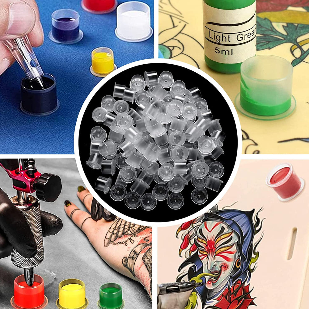 Yuelong ink cups with base, versatile for inks and paints