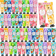 YUEONEWIN set regalo 50 cremas de manos, ideal para sorprender con un regalo práctico.
