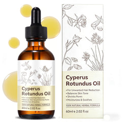 YUEPLATTNMAY Cyperus Rotundus Oil bottle pour for easy daily use.