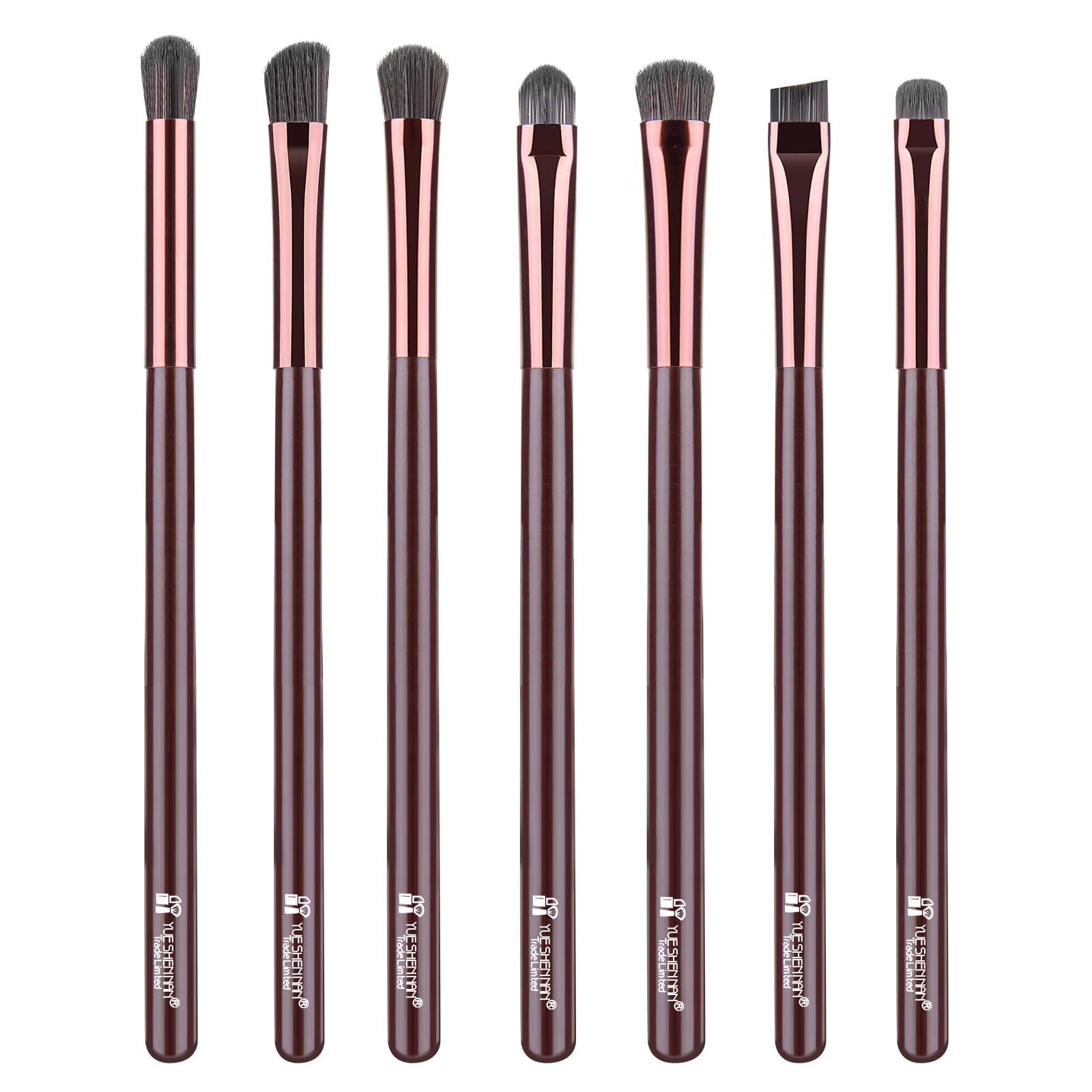 YUE SHEN NAN 7Pcs eye brush set for precise shading and smooth blending.