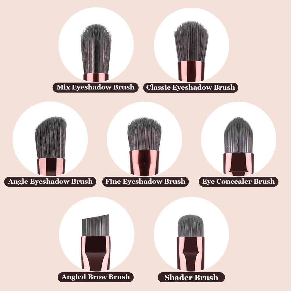 YUE SHEN NAN angled eyebrow brush for defining brows with control.