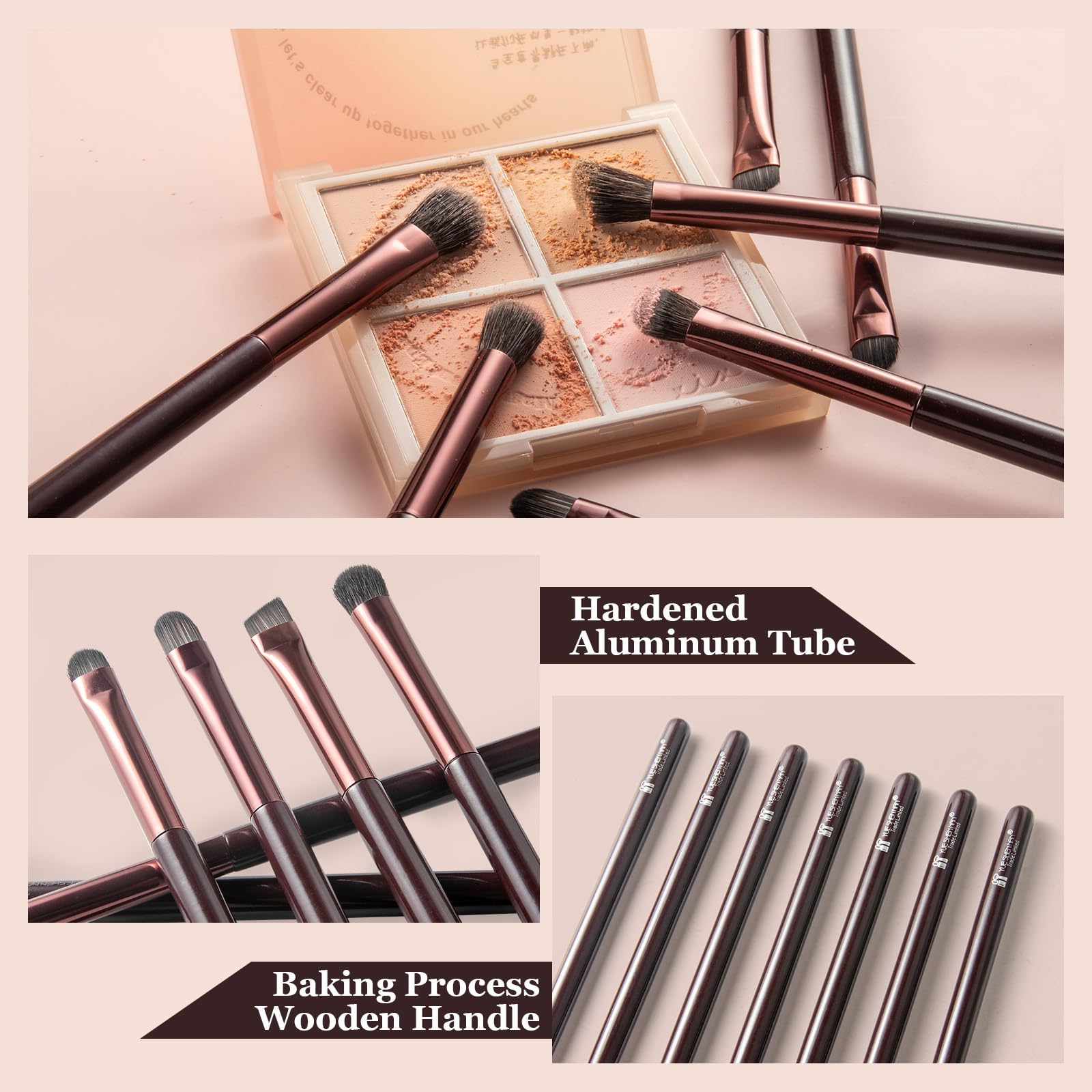 YUE SHEN NAN precision liner brush for sharp eyeliner application.