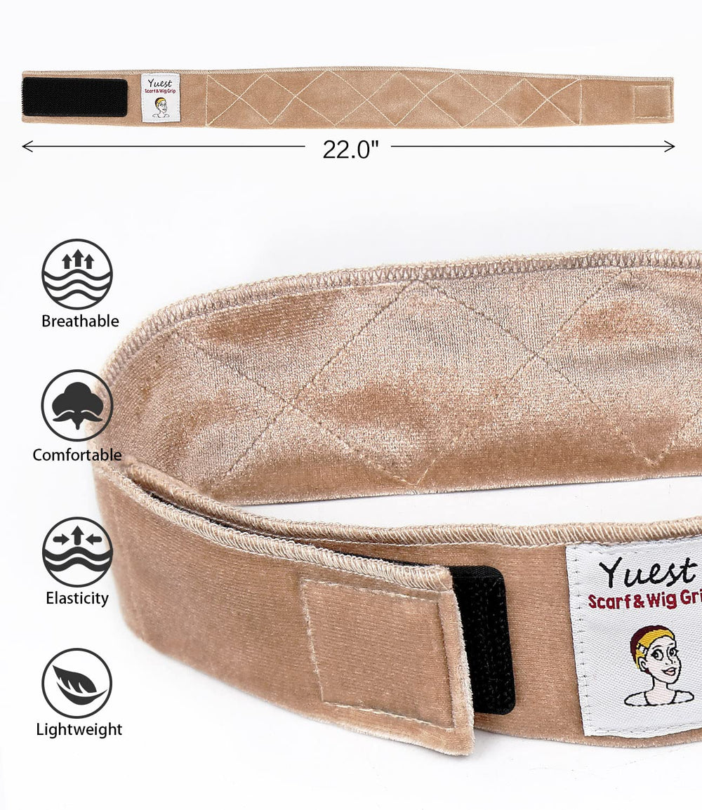 Terciopelo suave de Yuest, diadema de apoyo que reduce la tensión.