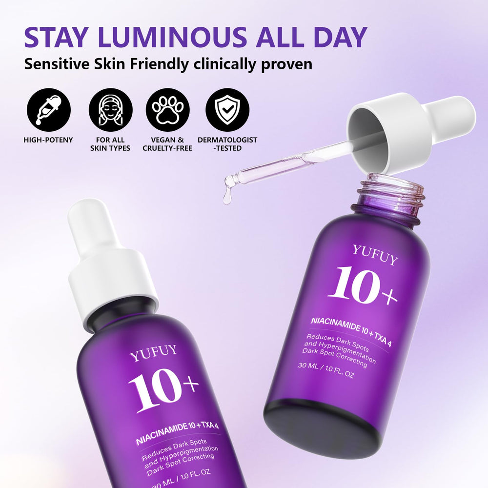 YUFUY serum envase ergonómico facilita dosificación y maniobra